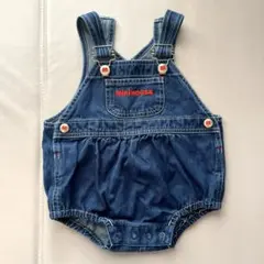 ミキハウス デニム　オーバーオール カバーオール　だるまオール　70