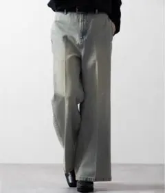 CLEL クレイル　ヴィンテージデザイン フレアデニムパンツ　S