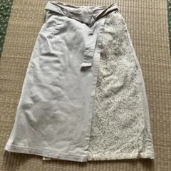 トッコ レースタイトスカート M-L ライトベージュのサムネイル