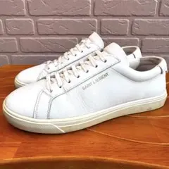 【定番人気】 王道 サンローラン アンディ レザースニーカー