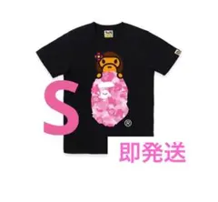 ABC LISA CAMO LISA ON APE HEAD TEE ピンクのサムネイル
