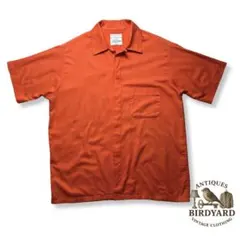 60s USA製Green Briar 開襟シャツ M ヴィンテージ 半袖