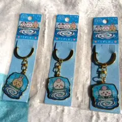 ちいかわハチワレうさぎ　ご当地限定ダイカットキーホルダー3点セット