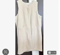 Myu★美品★ボアスリーブベスト