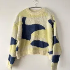 niko and ... カモフラージュニットセーター