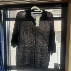 GU ブラック ポロシャツ S