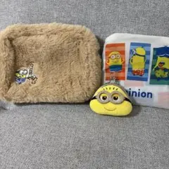 ミニオン エコバッグ ポーチ がま口財布 まとめ売り3点セット！