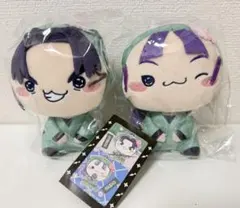 忍たま乱太郎 フリューくじ もちぴこぬいぐるみ 潮江文次郎 立花仙蔵 2点セット