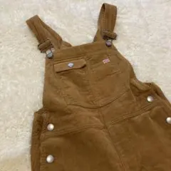 チャムス　キッズオーバーオール　ブラウンコーデュロイ140 XL 冬用サロペット