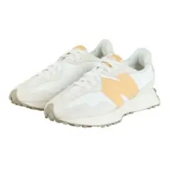 eco様　New Balance 327ホワイト/オレンジ スニーカー