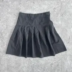 NEXT プリーツスカート 制服 チビ服 164cm XS 黒 韓国 y2k