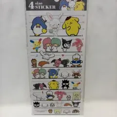 4サイズステッカー　サンリオ　キャラクター　シール　カミオジャパン