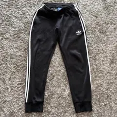 adidas アディダス 3本ライン 黒 ジャージ Lサイズ 定番
