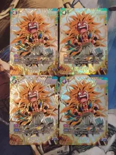 ☆4枚セット☆ゴテンクス 1stアニバーサリー DBFW ④