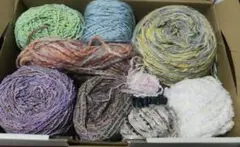 手染め、引き揃え、素材糸セット