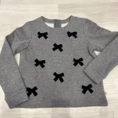 kate spade グレー リボン トレーナー 150