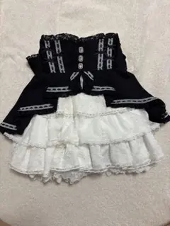 Angelic Pretty 花柄 フレアスカート レース フリル リボン - メルカリ