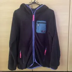 X-girl フリースジャケット フード付き