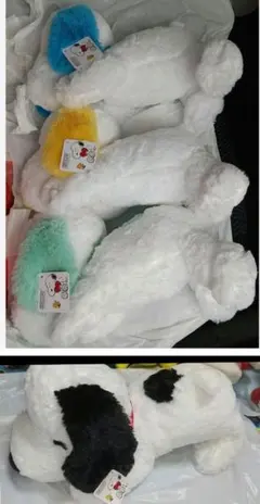 スヌーピー 寝そべりキュートBIGぬいぐるみ ４色セット