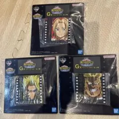 僕のヒーローアカデミア　一番くじ　コースター３枚