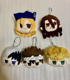 Dr.STONE フェイスぬいぐるみキーホルダー　5種セット