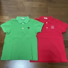 ミキハウス・ダブルB ポロシャツ 2枚セット