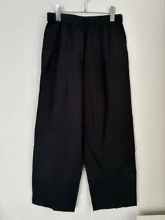 evam eva コットンワイドパンツ