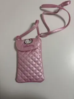 Hello Kitty スマホショルダーバッグ ピンク