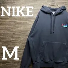 NIKE ブラック フード付きパーカー　古着　Y2K ブラック