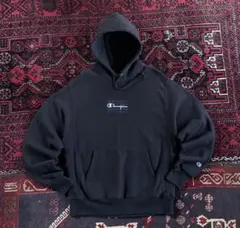 た*し様 champion リバースウィーブ プルオーバー パーカー ブラック