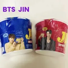 JINラーメン　ジンラーメン　Bigカップ 2種類セット　 BTS JIN 韓国