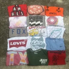 USA古着卸売グッドレギュラーTシャツまとめ売りセット00s 90s 15着のサムネイル