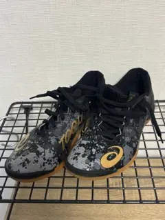 Asics フットサルシューズ 24.5cm ブラック - メルカリ