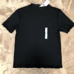 新品 GU ジーユー gu レディース Tシャツ 女の子 トップ 半袖 黒 M