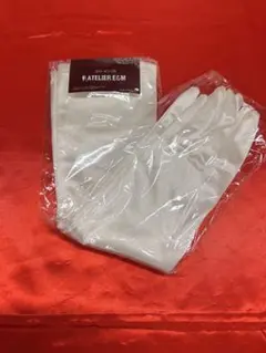 新品・未使用ATELIER E&M ウェディンググローブ ロング オフホワイト2