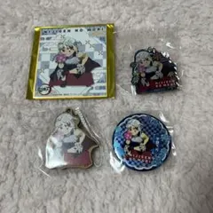 鬼滅の刃 ニジゲンノモリ 木製ストラップ　ミニ色紙　キーホルダー　宇髄天元