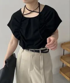 ギャザーフレンチTシャツのサムネイル