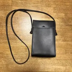 ブラック スマホショルダーバッグ