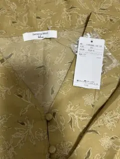 Samansa Mos2 blue ロングワンピース