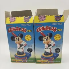 ※未使用 ディズニー 食玩 カバヤ くるりんホイッスル 全4種セット 1996年のサムネイル
