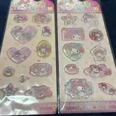 マイメロディ ウォーターシール　２枚セット