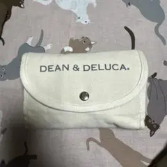 DEAN & DELUCA 折りたたみエコバッグ ベージュ