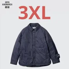 ユニクロ × アニメハインドマーチ ネイビー パフテックシャツジャケット