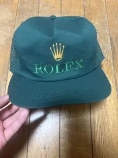 90.s ロレックスmade in USA メッシュキャップ トラッカーキャップ