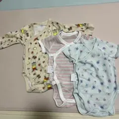 【未使用】ユニクロ　ベビー肌着　60cm　3枚まとめ売り