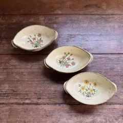 ヴィンテージ 小物入れ 海外雑貨 キッチン雑貨 花柄 ゴールド