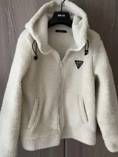 GUESS ボアジップアップパーカー