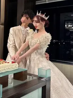 韓国風　ウエディングドレス