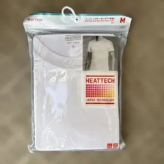 新品 ユニクロ ヒートテック Tシャツ　半袖 クルーネック ホワイト Ｍ