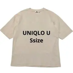 UNIQLO エアリズムコットンオーバーサイズTシャツ/5分袖 ライトグレー